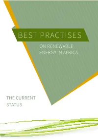 Best Practices on Renewable Energy in Africa