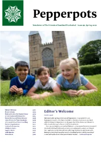Editor's Welcome
