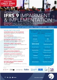 Ifrs 9 Impairment & Implementation