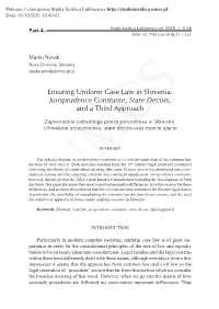 Jurisprudence Constante, Stare Decisis, and a Third Approach