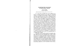 RECONSTRUCTING the HISTORY of SOCIOLOGICAL THEORY It Is