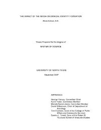 The Impact of the Media on Biracial Identity Formation