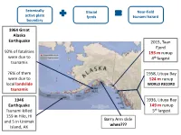 Alaska Tsunami Hazard Maps and Modeling Slides
