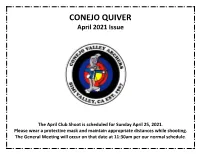 CONEJO QUIVER April 2021 Issue