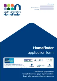 Homefinder Application Form