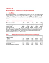 Transparency in CRTC Decision-Making I. Introduction