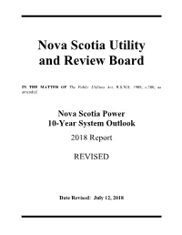Nova Scotia Utility and Review Board