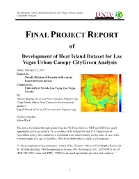 FINAL PROJECT REPORT Of