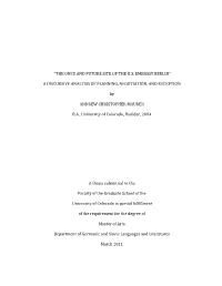 “The Once and Future Site of the U.S. Embassy Berlin” A