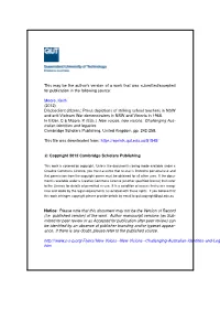 This May Be the Author's Version of a Work That Was Submitted/Accepted for Publication in the Following Source: Moore, Keith (