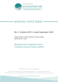 Working Paper Series