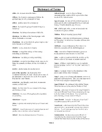 Dictionary of Terms