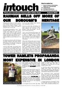Rahman Sells Off More of Our