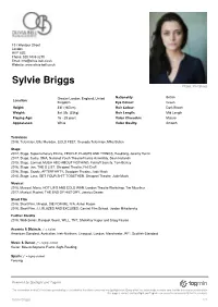 Sylvie Briggs Photo: Phil Sharp