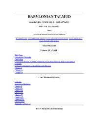 Babylonian Talmud