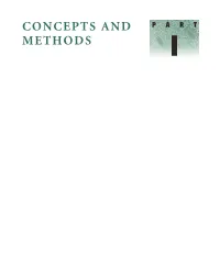 Concepts and Methods