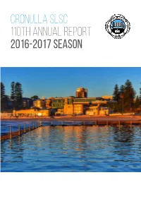 Cronulla SLSC Annual Report 2016-17