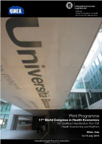 Ihea-2015-Milan-Programme.Pdf