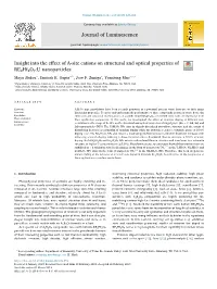 Journal of Luminescence 210 (2019) 425–434