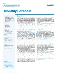 Monthly Forecast