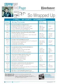 So Wrapped up 4 Wall – 48 Counts – Intermediate