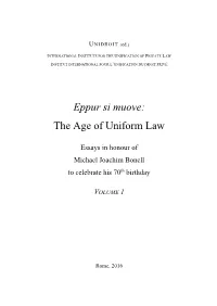 The Age of Uniform Law