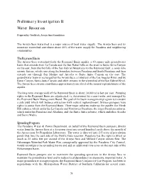 Water Resources