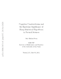 Cognitive Constructivism and the Epistemic Significance Of