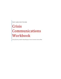 Crisis Communications Workbook
