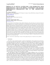 Design of an Optical System for a 5Th Generation, High