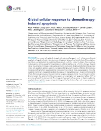 Global Cellular Response to Chemotherapy- Induced