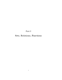 Sets, Relations, Functions