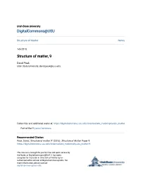 Structure of Matter, 9