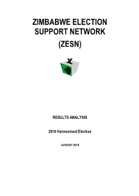 Analysis Results by Polling Station