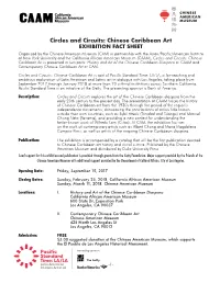 Circles and Circuits: Chinese Caribbean