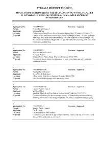 Delegated List , Item 97. PDF 73 KB