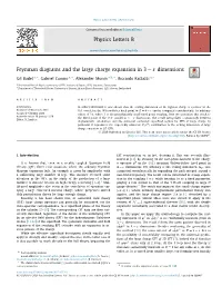 Feynman Diagrams and the Large Charge Expansion in 3−Ε Dimensions