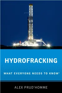 Hydrofracking: What Everyone Needs to Know
