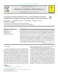 Nuclear Inst. and Methods in Physics Research, a 888 (2018) 70–78