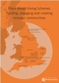 Place-Based Giving Schemes: Funding, Engaging and Creating Stronger Communities 2