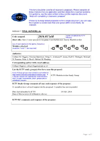 Complete Sections As Applicable