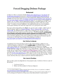 Forced Drugging Defense Package