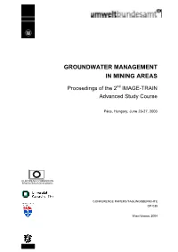 Groundwater Management in Mining Areas