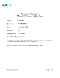 Neuroworks/Sleepworks Microsoft Windows Update Guide