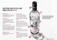The Entire Story of Ketel One® Vodka Is on the Bottle
