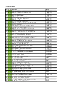 Trash to Treasure Reusable Bag Campaign Participating Store List