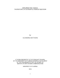 1 Exploring the Cosmos: the Rhetoric of Successful