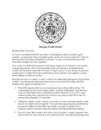 Delegate Frank Turner