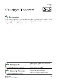 Cauchy's Theorem