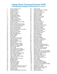 List of Secondary Schools (As of 11/21/08)